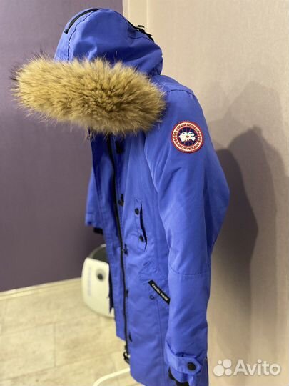 Папрка, пуховик для девочки, детский Canada Goose