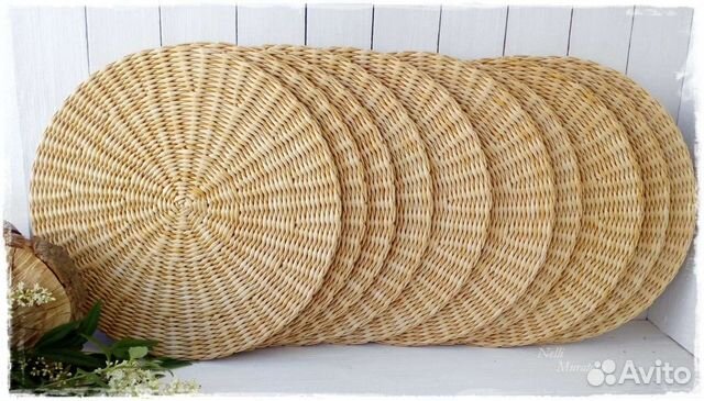 Салфетки сервировочные из бумажной лозы