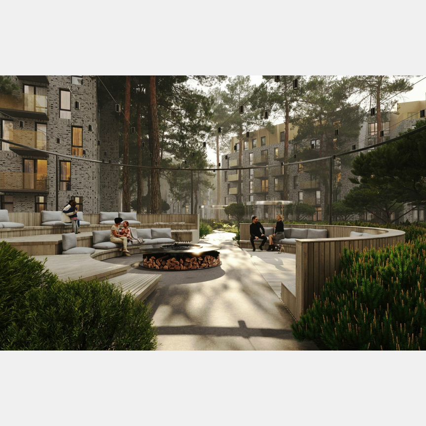 2-к. апартаменты, 56,9 м², 2/6 эт.