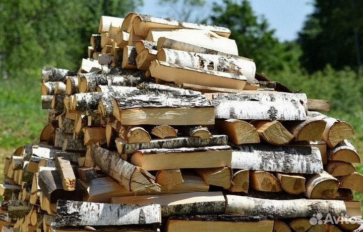 Сухие березовые дрова