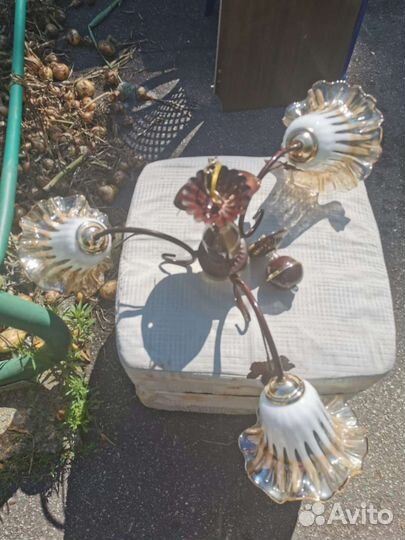 Люстра потолочная, настенный бра