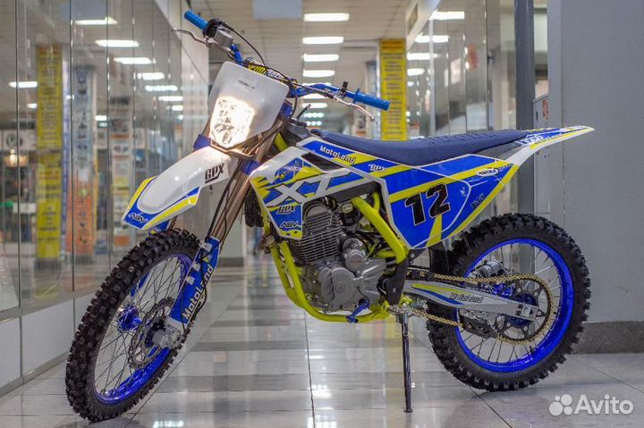 Мотоцикл Motoland XT250 желто-синий