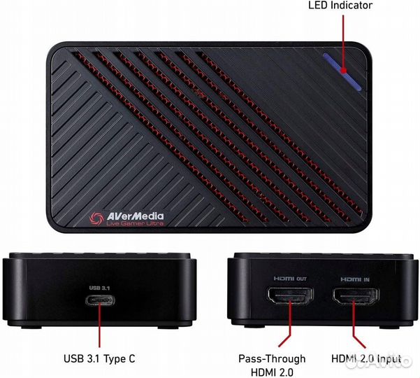 Карта видеозахвата 4K Avermedia Live gamer ultra