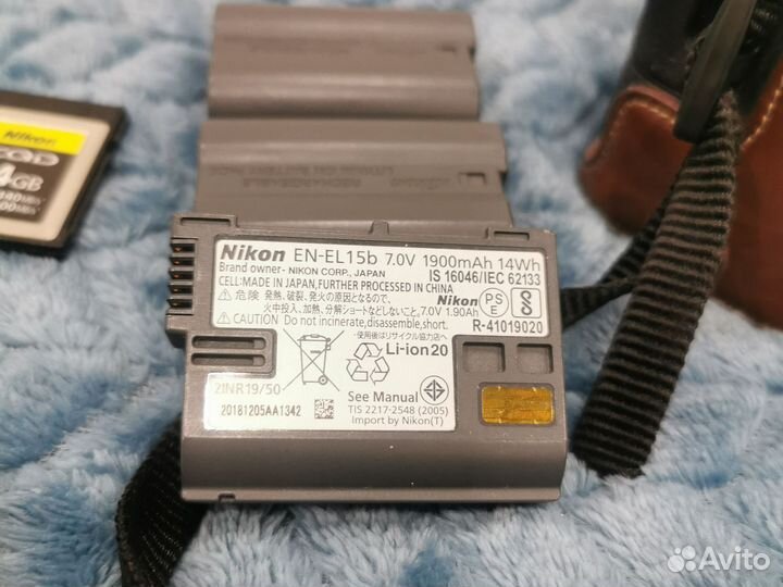 Nikon z6 + 24-79 2.8. Адаптер и 2 xqd по 64gb