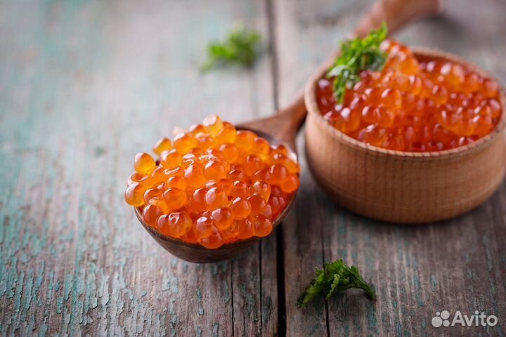 Красная икра малосольная