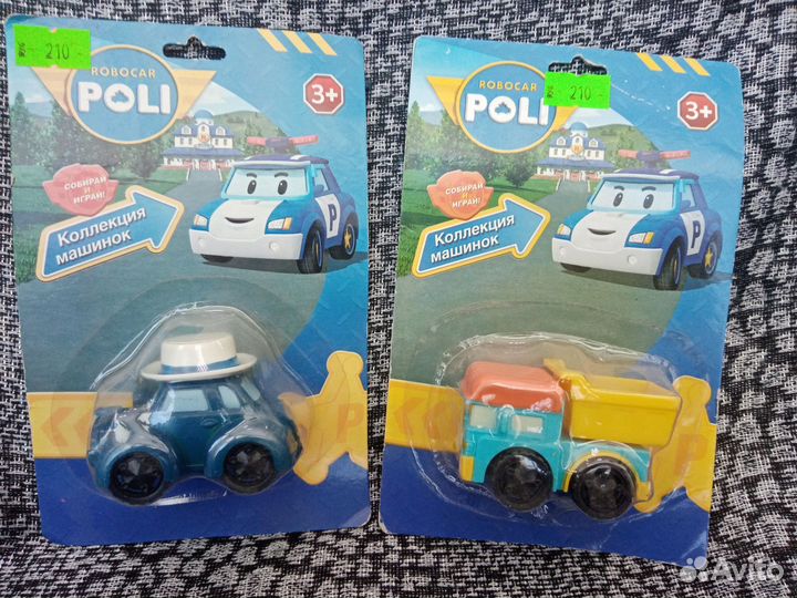 Коллекция машинок poli robocar