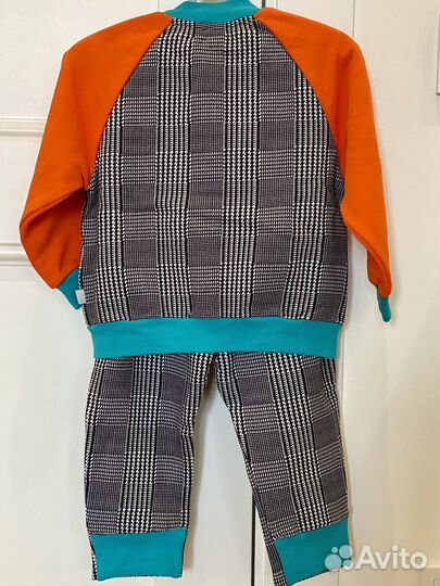 Костюм для мальчика/бомбер/брюки/гусиная лапка