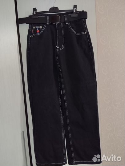 Джинсы широкие