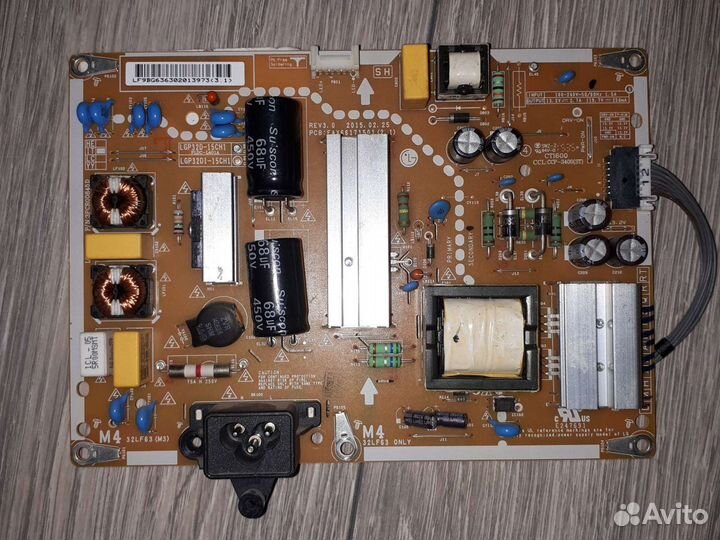 Блоки питания на TV LG, Samsung, Philips и др