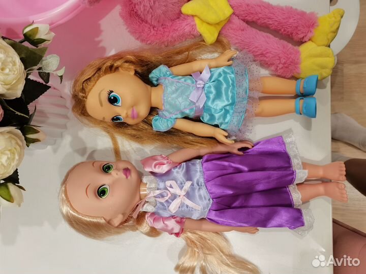 Куклы большие+ ванная