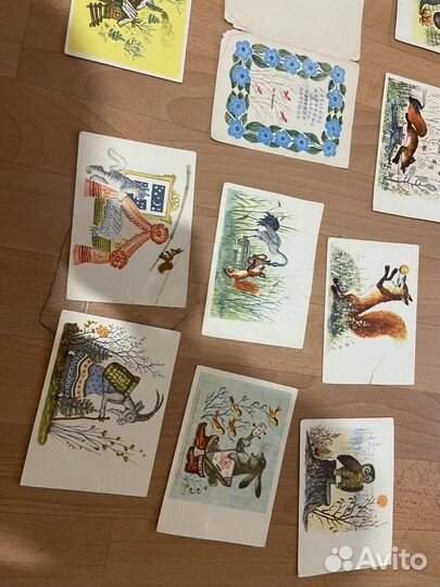 Открытки СССР русские сказки