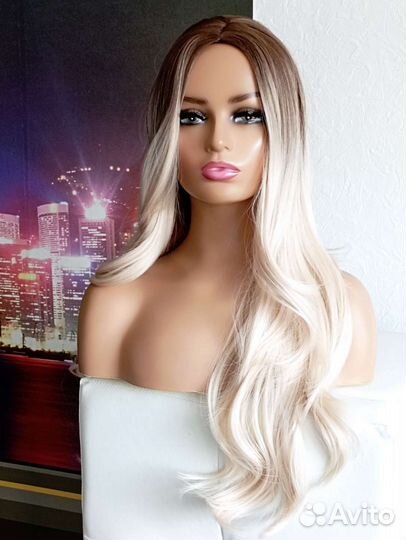 Светлый омбре парик