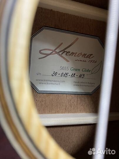 Гитара kremona массив