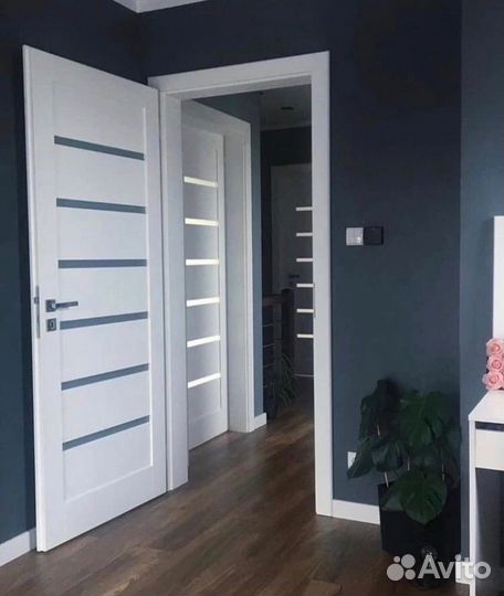 Двери межкомнатные белые