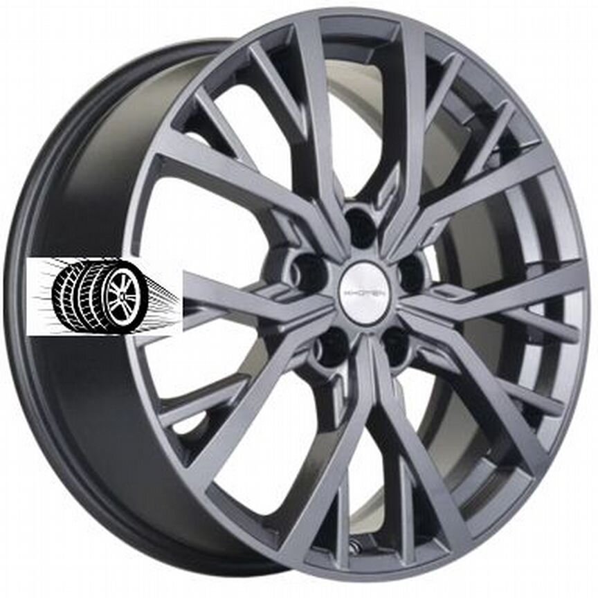 Литые диски Khomen Wheels 7×R18 5×114.3