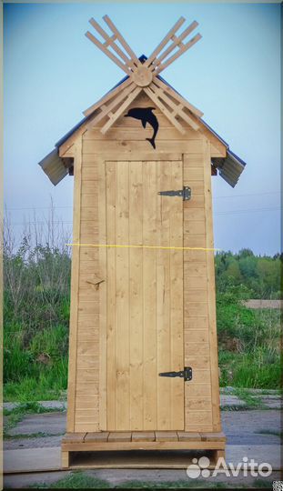 Дачный туалет с установкой KEY668