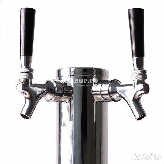 Кран пивной без компенсатора и крепления, хром