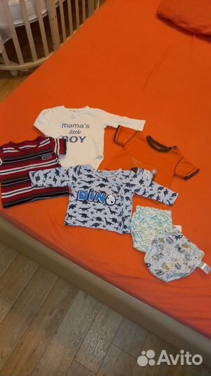 Вещи пакетом на мальчика 74 80