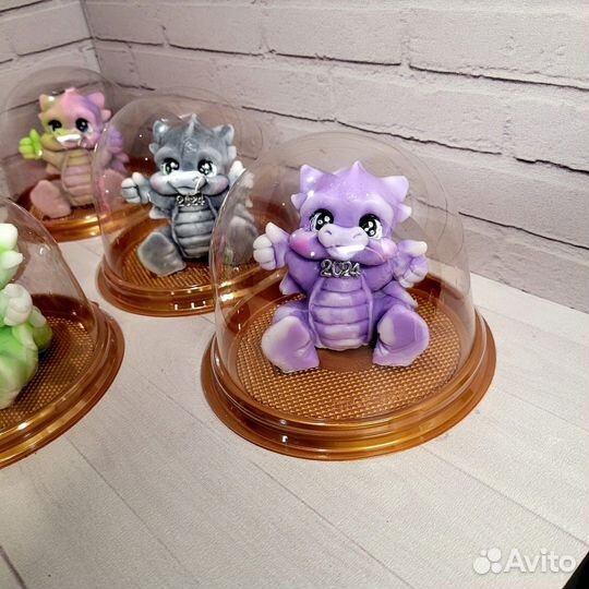 Дракончик из мыла ручной работы