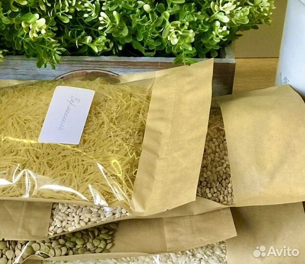 Крафт коробки с окошком