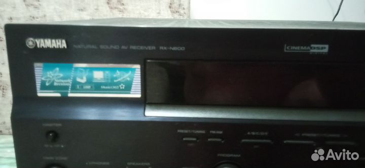 Av ресивер yamaha rx n 600 + колонки pioneer