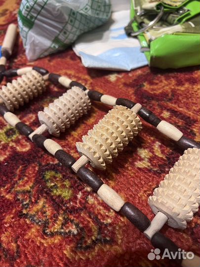 Массажер для спины деревянный