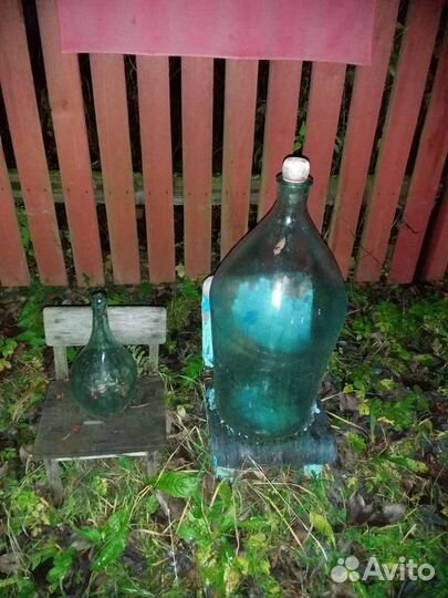 Бутыль стеклянная
