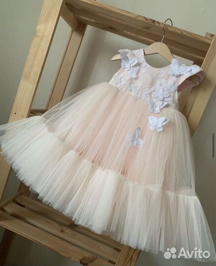 Нарядное платье на девочку 4 года klen design