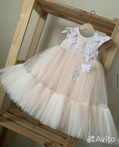 Нарядное платье на девочку 4 года klen design