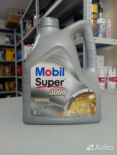 Mobil Super 3000 X1 5W-40 синт 4л 150546