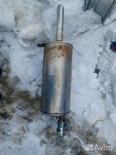 Рено Логан 2 глушитель задняя часть