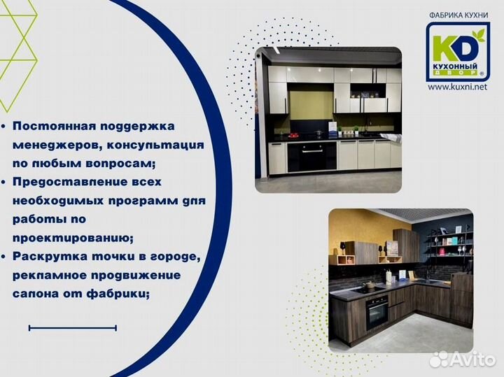 Кухонный двор предлагает франшизу