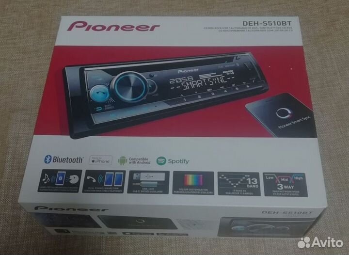 Магнитола pioneer 510 bt