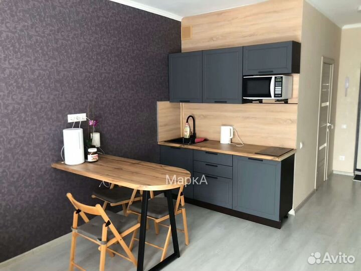 Кухня прямая маленькая мдф Рим, кв. метр