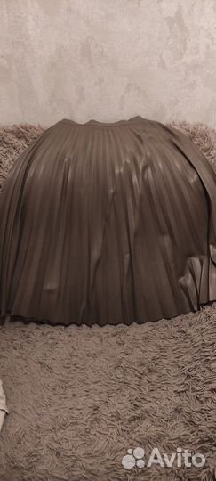 Кожаная юбка