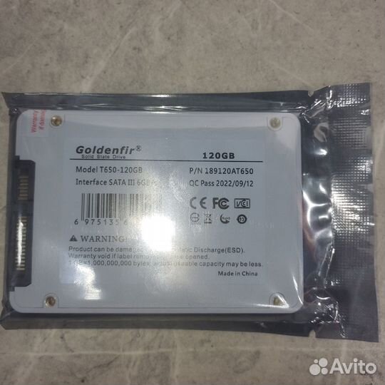Ssd 120gb новый