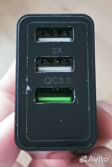 Зарядное устройство rock USB QC 3,0 30W