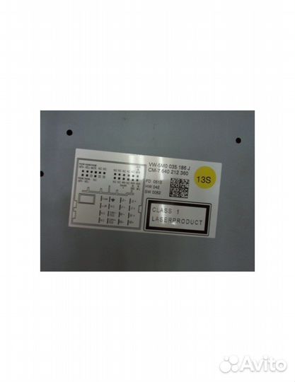 Автомогнитола bosch для Volkswagen