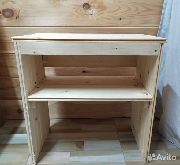 Подставка тумба полка для обуви деревянная