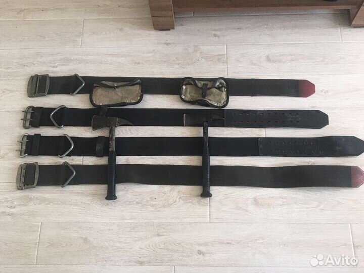 Пояс, топор, чехол пожарного