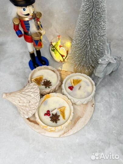 Новогодние свечи подарки ручной работы