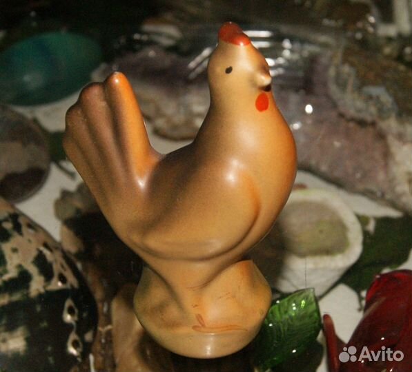 Курочка пищалка резина 1940е-50е. редкая (отличное