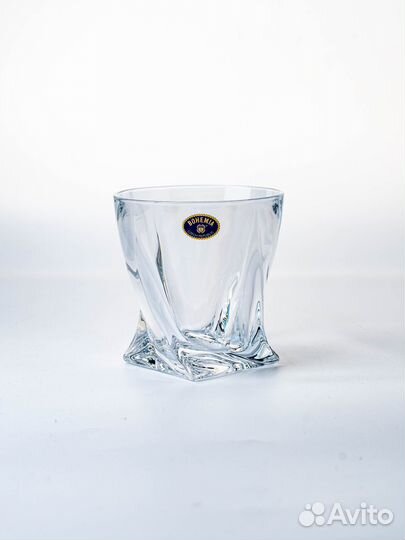 Набор стаканов для виски Bohemia Crystal Quadro