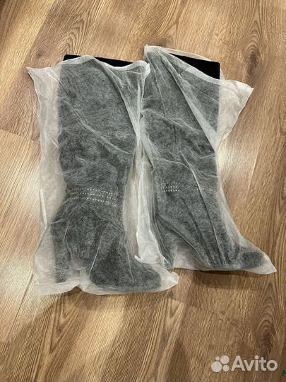 Сапоги женские зимние замшевые