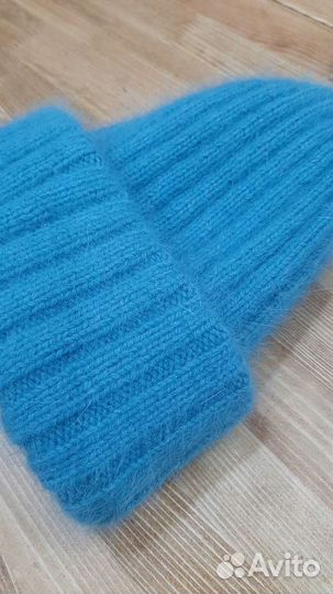 Шапка из кролика на девочку