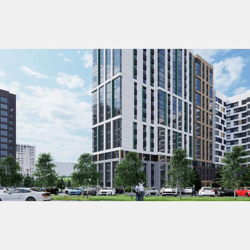1-к. квартира, 40,9 м², 1/9 эт.