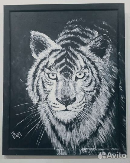 Картина акрилом на холсте