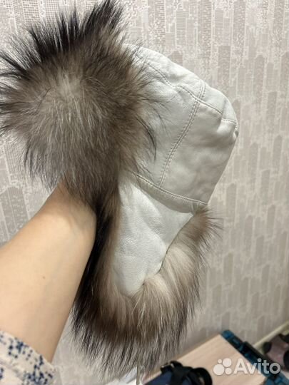 Шапка ушанка женская