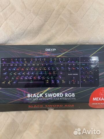 Игровая клавиатура dexp black sword RGB купить в Новосибирске с ...