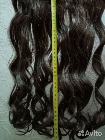 Волосы на заколках новые